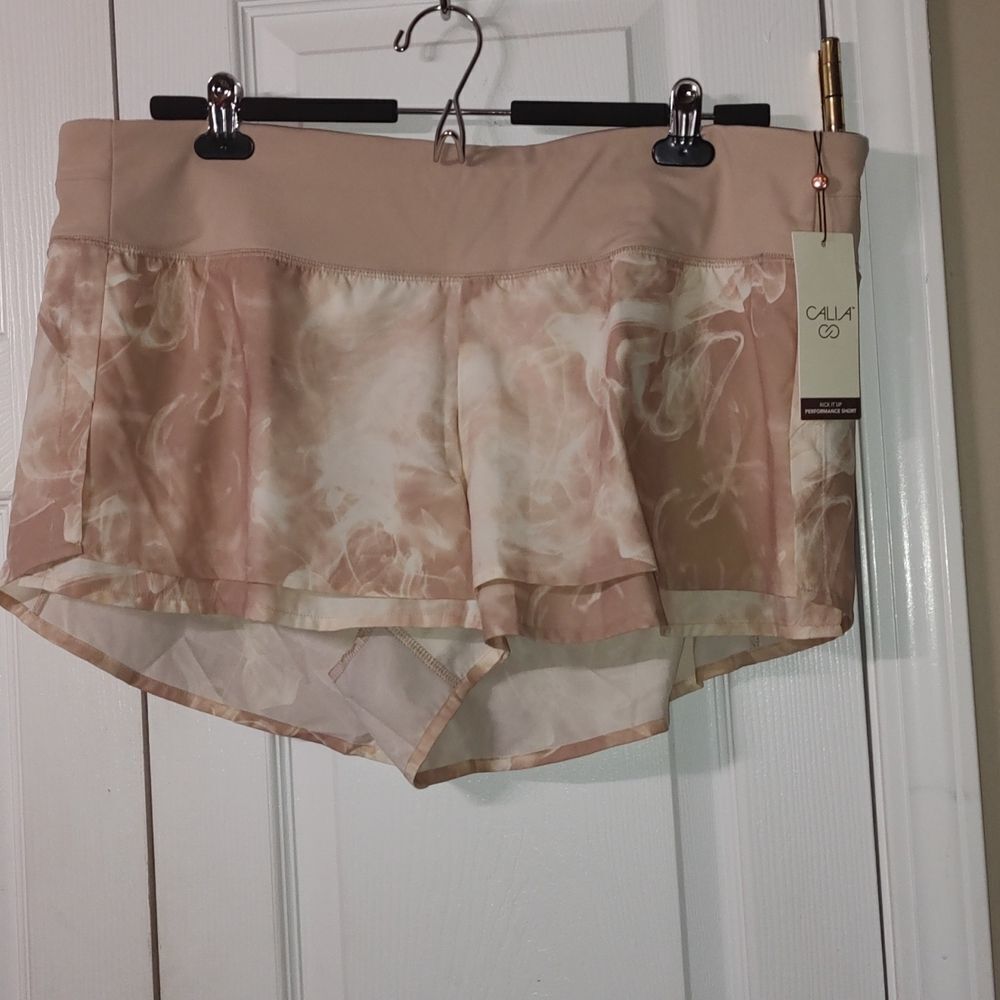 CALIA Women's Kick it Up S Performance Shorts Sz XXL NWT